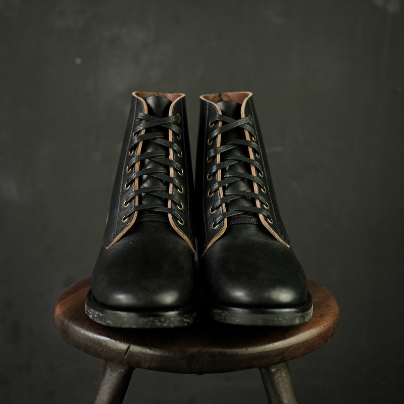 THE HAWK - THICK HORSEBUTT OVERDYED BLACK [PRE-ORDER]