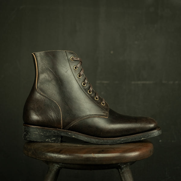THE HAWK - THICK HORSEBUTT OVERDYED DARK BROWN [PRE-ORDER]