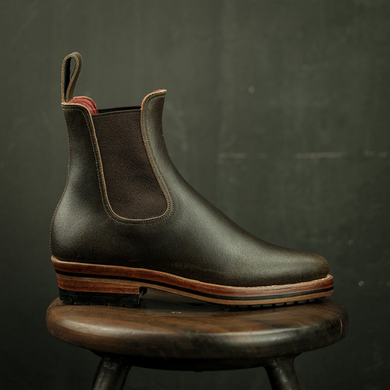 THE SEVENTH 'HI' - OLIVE WAXED FLESH [ SIZE 36 ]