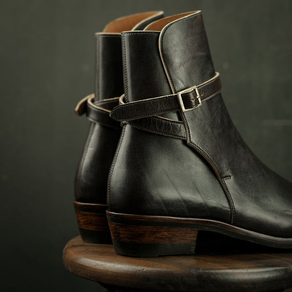 THE KAI - THICK HORSEBUTT OVERDYED DARK BROWN [ SIZE 43.5 ]