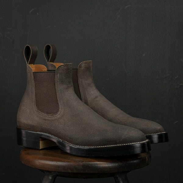THE SEVENTH - DARK BROWN WAXED FLESH [ SIZE 43 ]