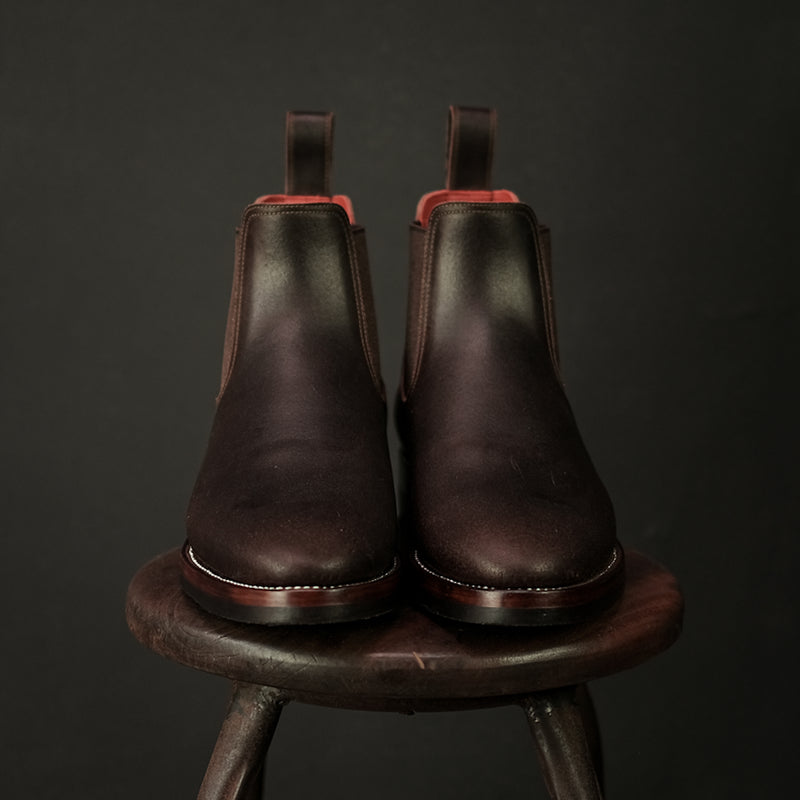 The Seventh - Brown Waxed Flesh Horween [ size 42 ]