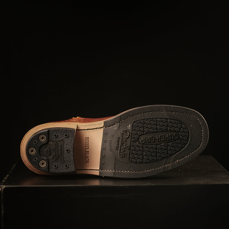 THE STRIDE 'TYPE 2' - HORSEBUTT STREAK-DYED BROWN
