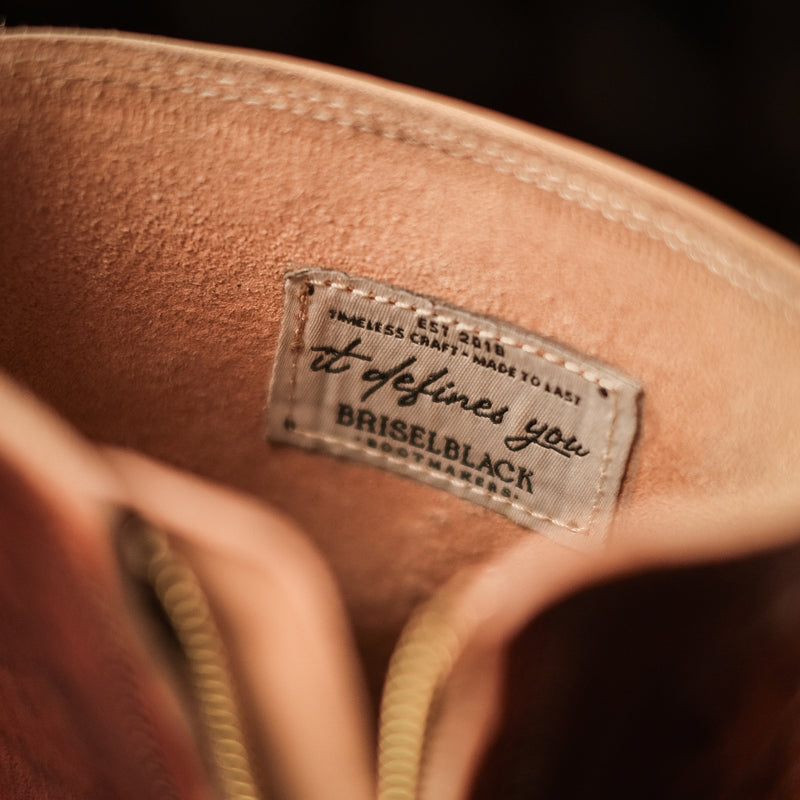 THE STRIDE 'TYPE 2' - HORSEBUTT STREAK-DYED BROWN