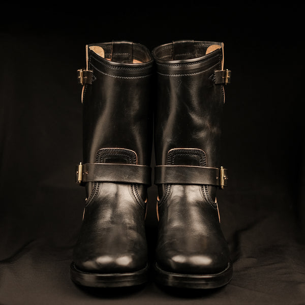 THE KEEPER 'TYPE 3' - HORSEBUTT OVERDYED BLACK [ SIZE 41 - 45 ]