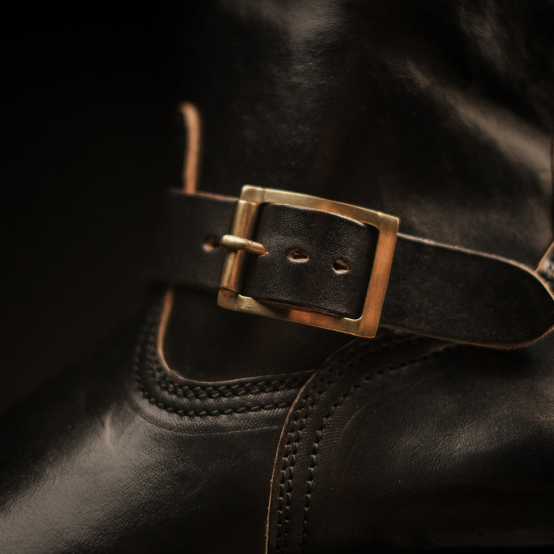 THE KEEPER 'TYPE 3' - HORSEBUTT OVERDYED BLACK [ SIZE 41 - 45 ]