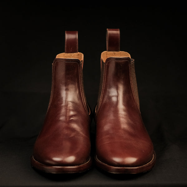 THE SEVENTH - BURGUNDY SHELL CORDOVAN SHINKI HIKKAKU [ SIZE 40.5 ]