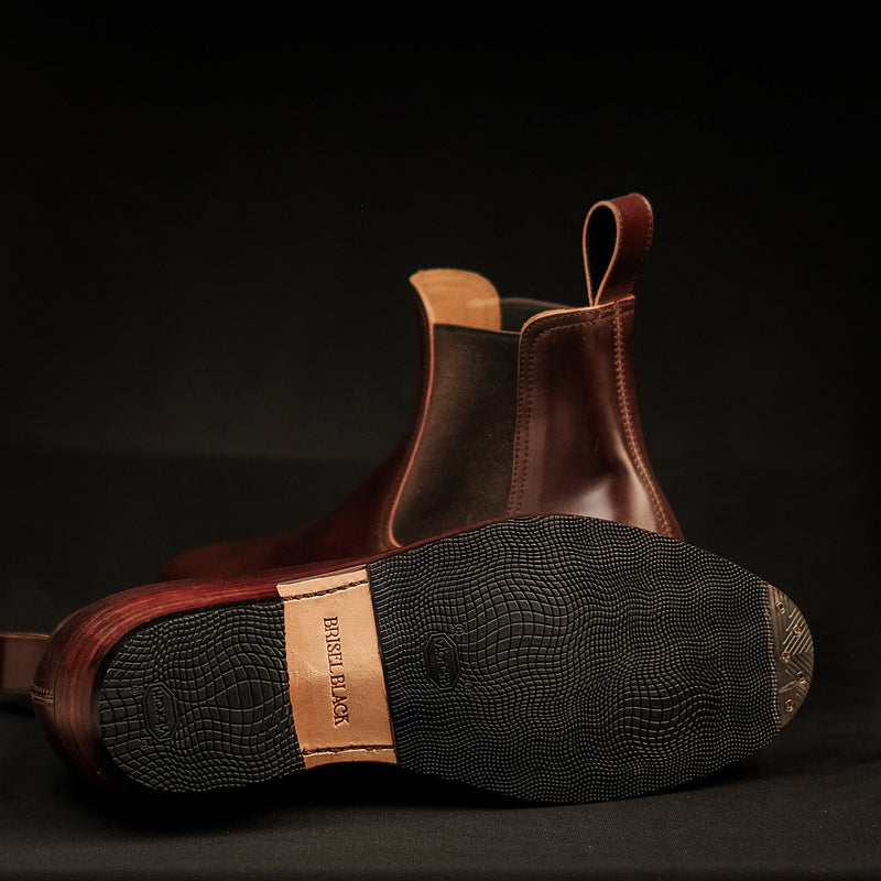 THE SEVENTH - BURGUNDY SHELL CORDOVAN SHINKI HIKKAKU [ SIZE 40.5 ]