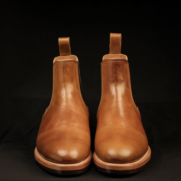 THE SEVENTH - BROWN SHELL CORDOVAN SHINKI HIKKAKU [ SIZE 43.5 ]