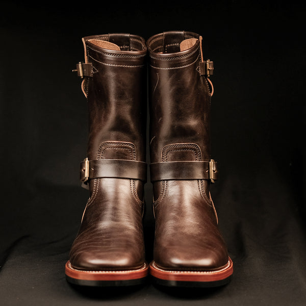 THE KEEPER 'TYPE 3 SAMPLE' - DARK BROWN HORSEBUTT [ SIZE 42.5 ]