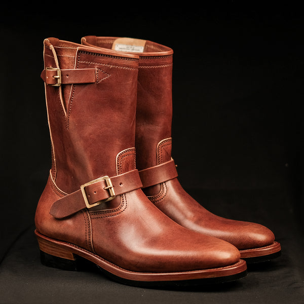 THE KEEPER 'TYPE 2' - HORSEBUTT OVERDYED BROWN [ SIZE 42 ]
